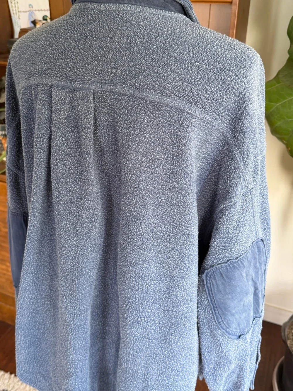 Free People Navy Ruby Shacket Shirt Jacket S - Picture 9 of 14